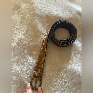 Lucky Brand cow style Brown Leather Belt